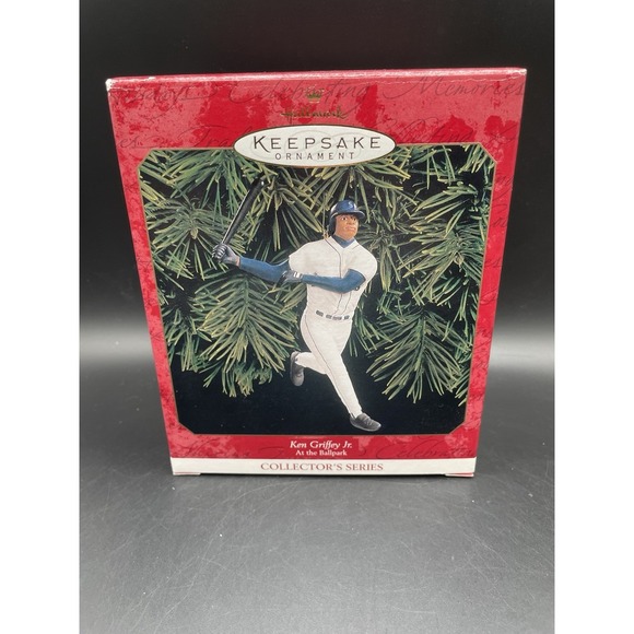 Hallmark Other - Vintage Hallmark Keepsake Ornament Ken‎ Griffey Jr. At The Ballpark 1999